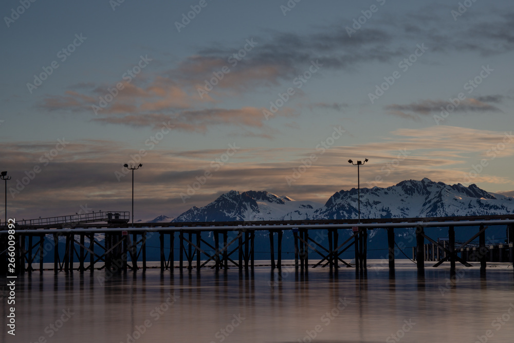 Obraz premium Alaska Valdez / Hafen in Alaska