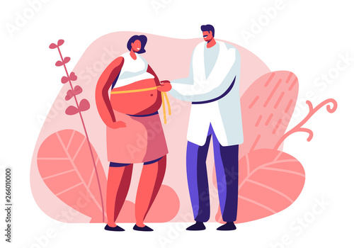 Pregnant Woman at Doctor Appointment in Clinic