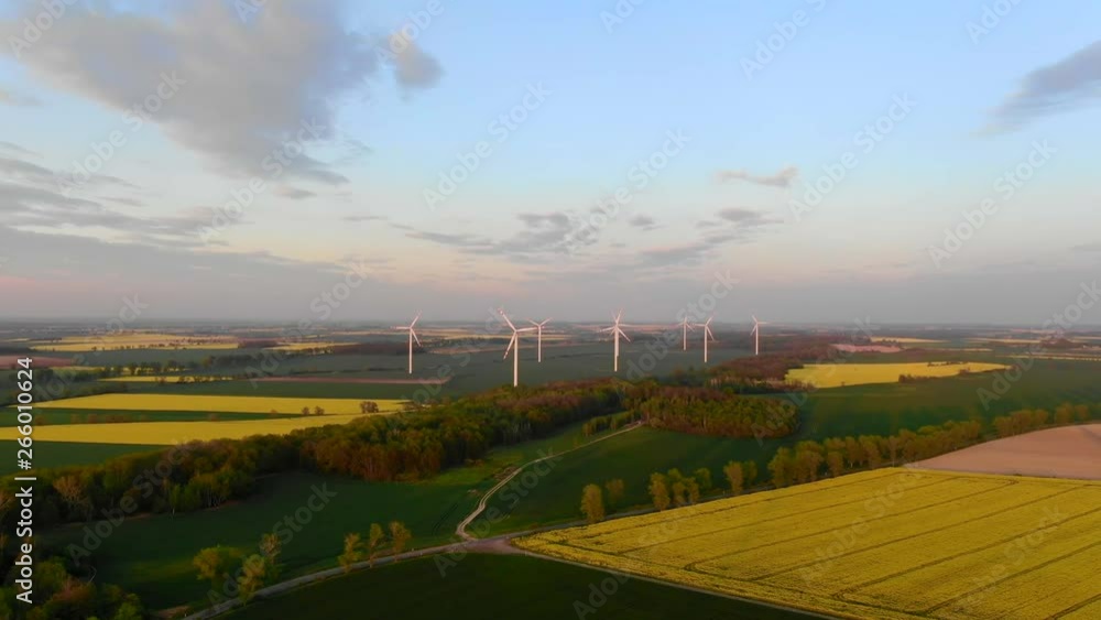 Wind power plant - windmills energy Wind power plant - windmills energy