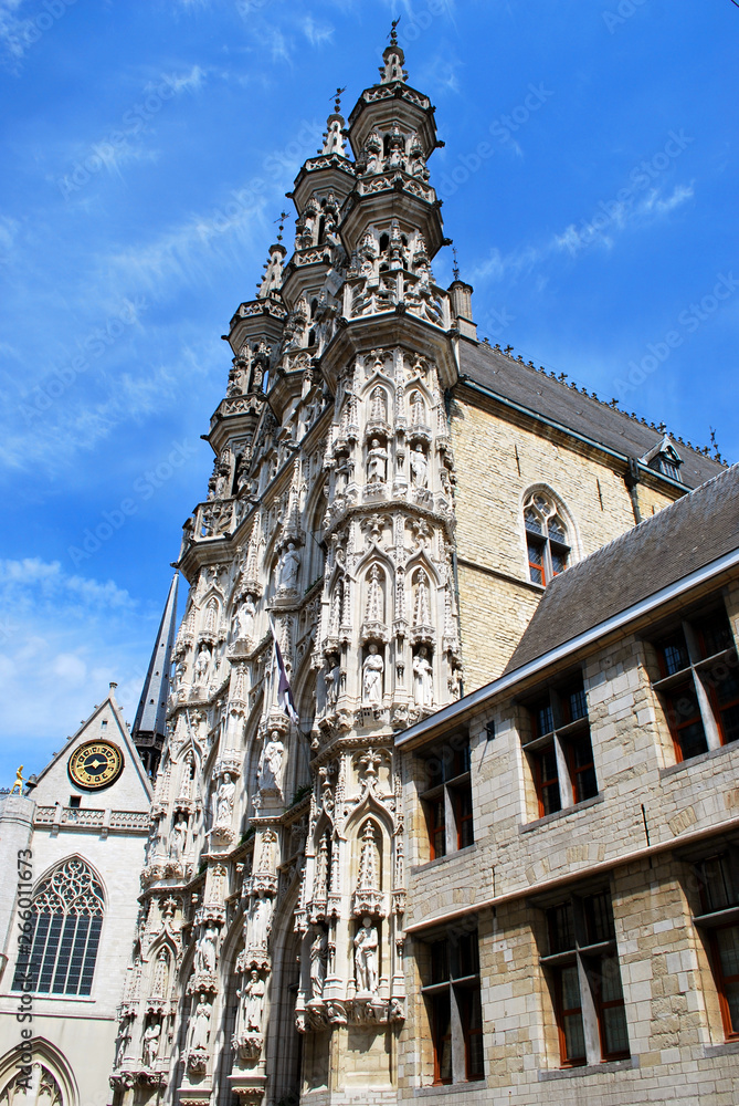 The Town Hall on the Main Market square in Leuven, Flemish Brabant, Belgium The Town Hall on the Main Market square in Leuven, Flemish Brabant, Belgium