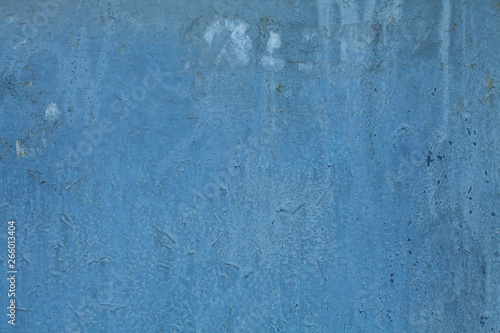 Old blue textures wall background. Perfect background with space