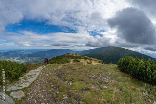 Path to Babia Gora Mountain, Mount Babia in Slovak Republic