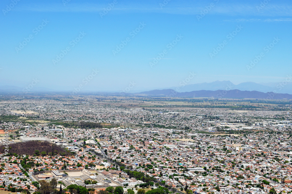 Cityscape of Salta City in Salta Province, Northern Argentina