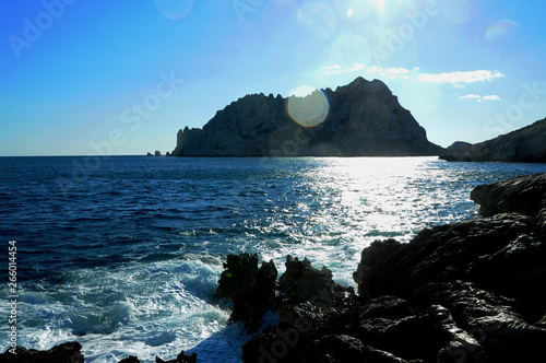 côte de mer au sud de france