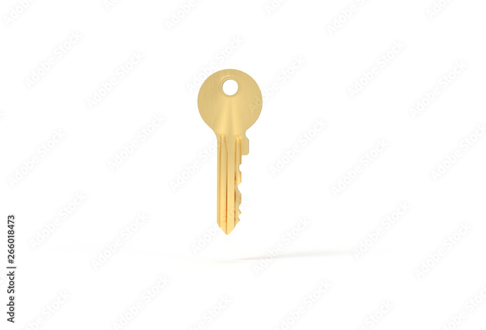 Key isolated object 3D Rendering Key isolated object 3D Rendering