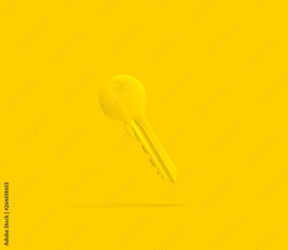 Key isolated object 3D Rendering Key isolated object 3D Rendering
