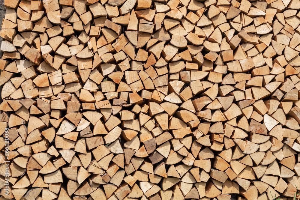 Texture of Chopped and Stacked Pile of Wood Texture of Chopped and Stacked Pile of Wood