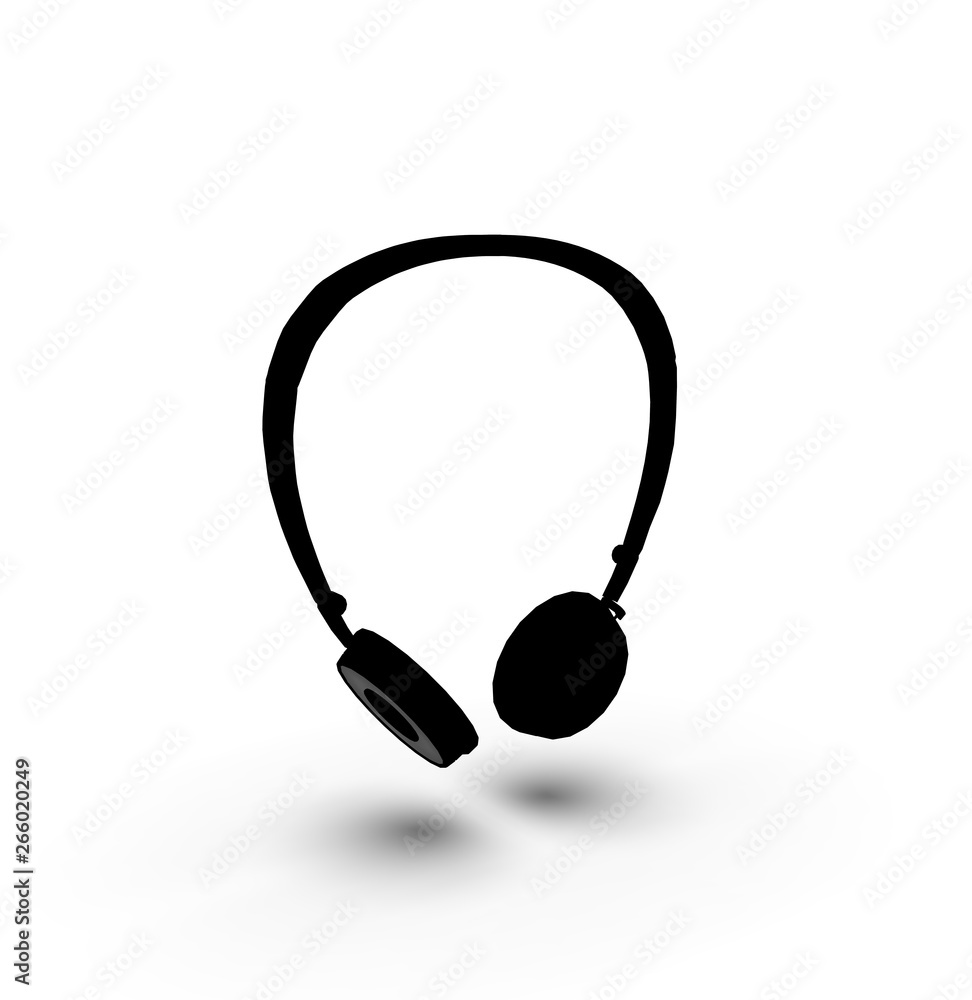 Audio Music Headphone 3d Rendering Audio Music Headphone 3d Rendering