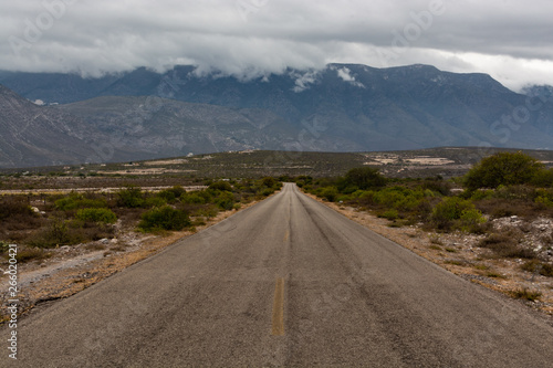 The road to Zimapan from Queretaro Mexico