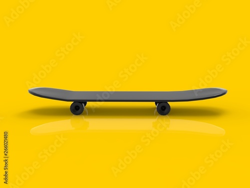 skateboard 3D Rendering