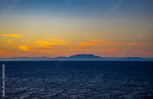 Honduan Sunrise at Sea