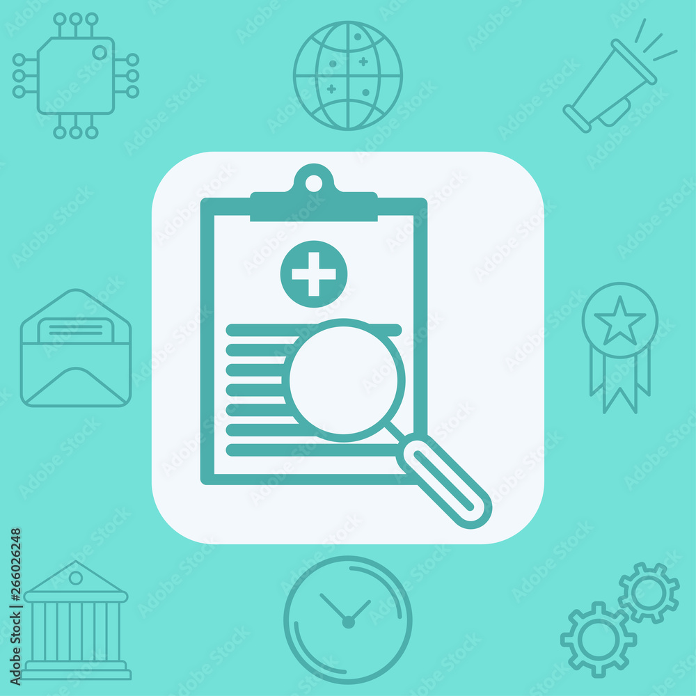 Search clipboard vector icon sign symbol Search clipboard vector icon sign symbol