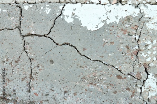 Old craked cement wall background
