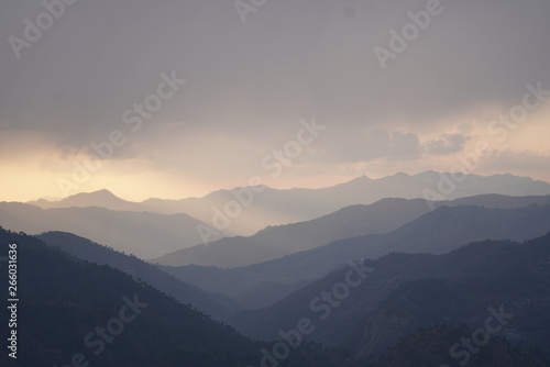 sunset in the mountains © awarabros