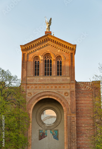 Michael Church facade in Berlin, Germany. photo