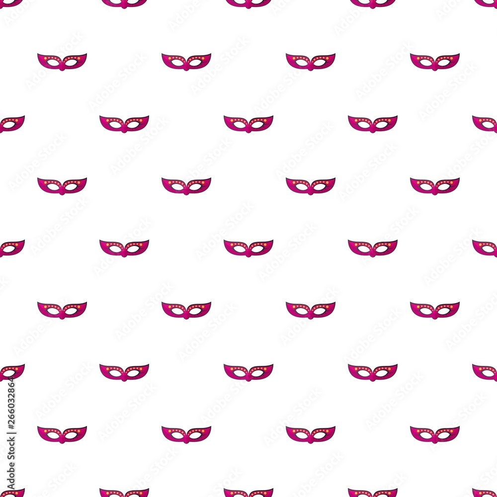 Woman mask pattern seamless vector repeat for any web design Woman mask pattern seamless vector repeat for any web design