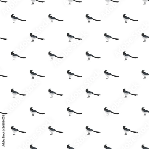 turning magpie pattern seamless vector repeat for any web design