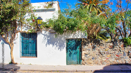 Uruguay, Streets of Colonia Del Sacramento in historic center (Barrio Historico)