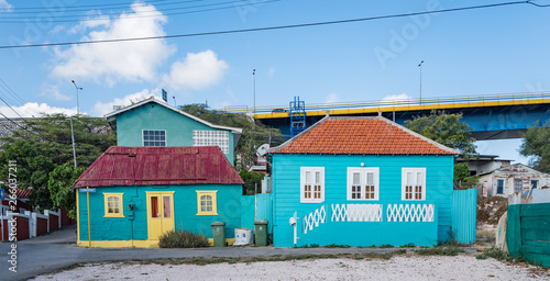 Fototapeta Naklejka Na Ścianę i Meble -   Walking the back streets of Otrobanda   Views arund the small caribbean Island of Curacao