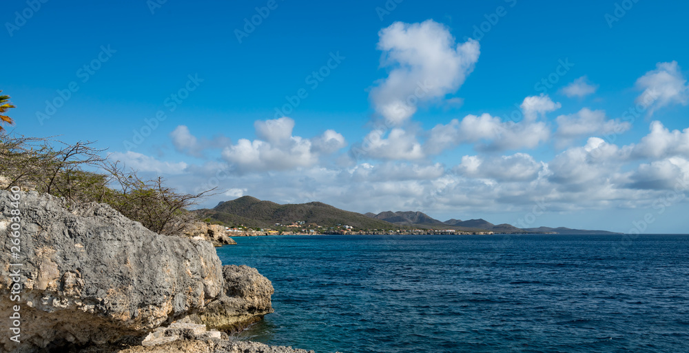  Coastal  Views arund the small caribbean Island of Curacao