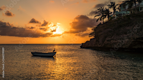  Lagun Sunset Views arund the small caribbean Island of Curacao