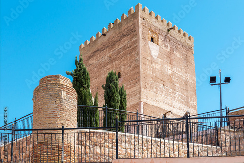 ALEDO CASTLE. Totana. Murcia. Spain. April 11, 2019. photo