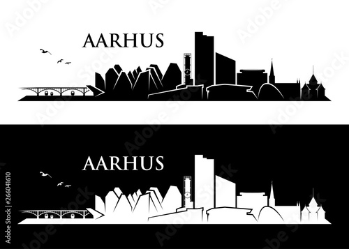 Aarhus skyline - Denmark