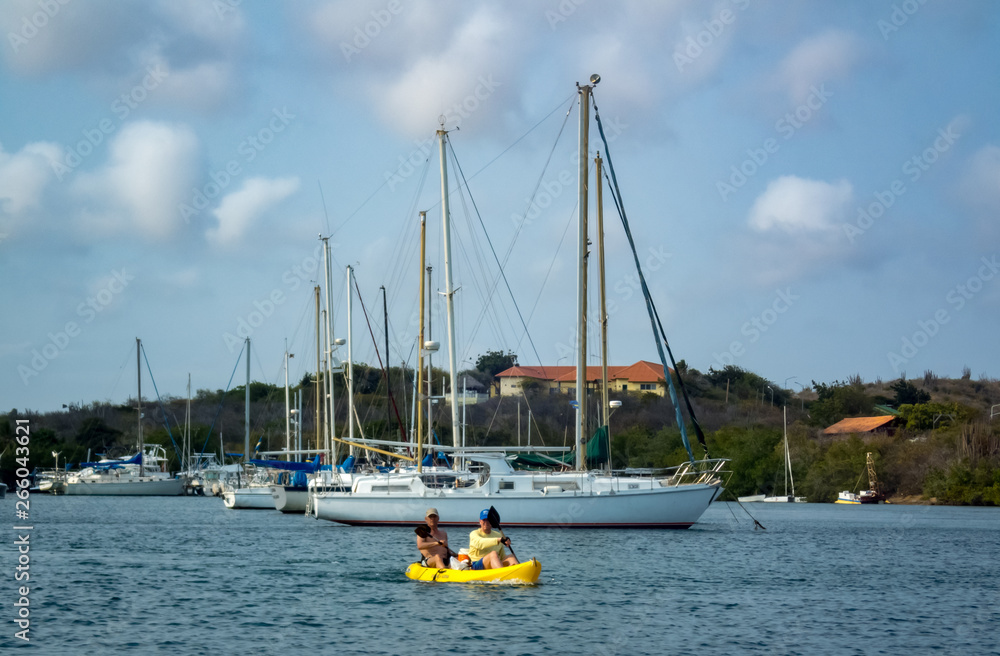  Boating around Spanish Water -  Views arund the small caribbean Island of Curacao