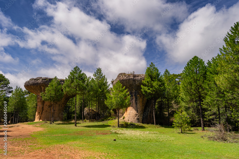 Parque natural Ciudad encantada en Cuenca España