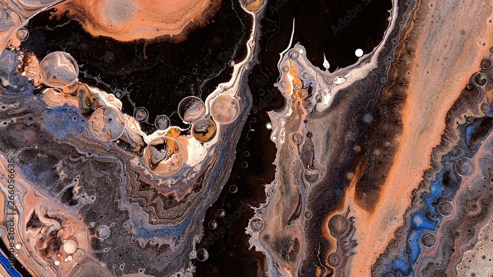 Fotografie orange black natural decay vivid colorful abstract