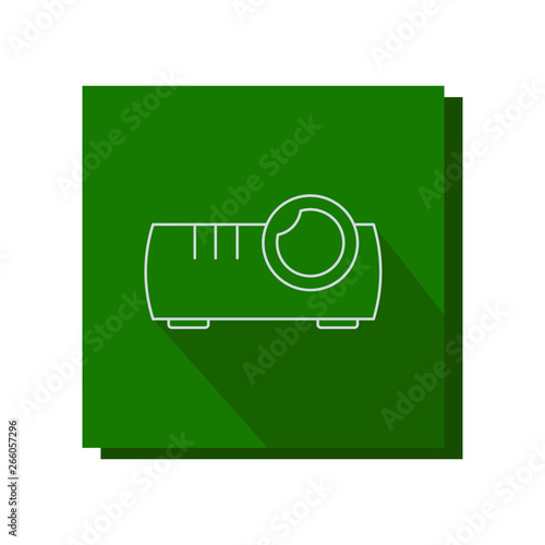 Projector Business Presentation Vector icon