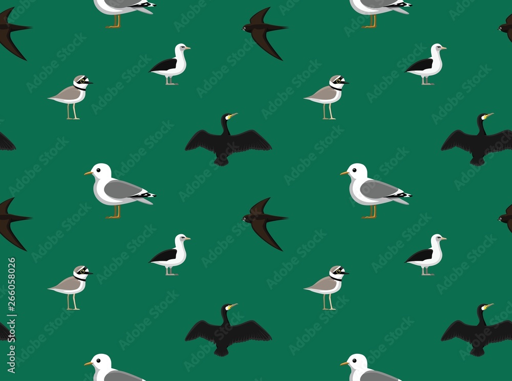 Obraz premium Random European Birds Wallpaper 3