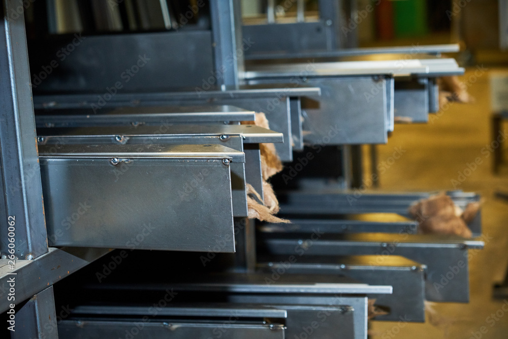 manufacture of steel doors, parts warehouse, production manufacture of steel doors, parts warehouse, production