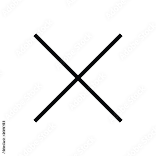 cross vector icon