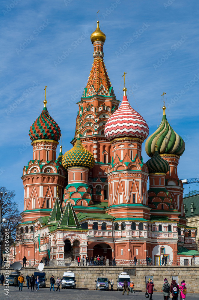 St. Basil's Cathedral on red Square