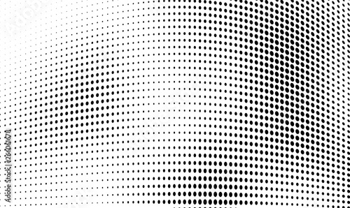 Halftone texture is monochrome. Background of black dots on white