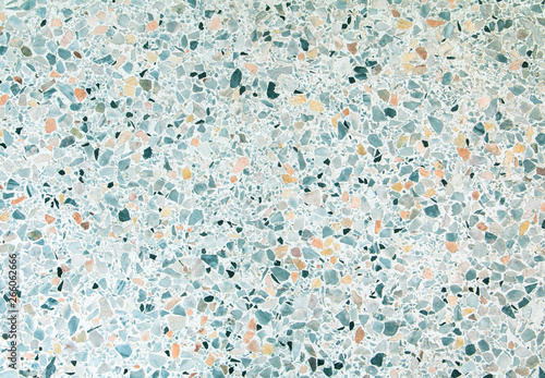 terrazzo flooring texture and color small stone polished pattern old surface marble vintage for background image horizontal