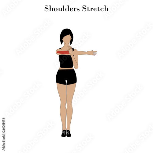 Shoulders stretch exercise