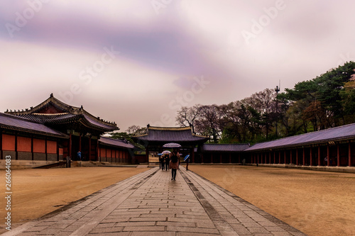 the way in to the king palace, Seoul South Korea