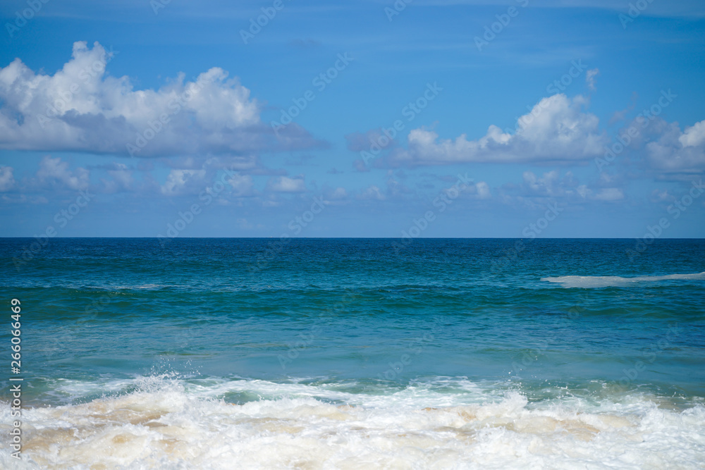 Clouds blue sky and calm sea background landscape Clouds blue sky and calm sea background landscape