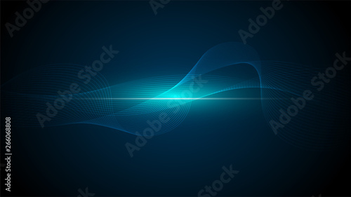 line soundwave abstract background