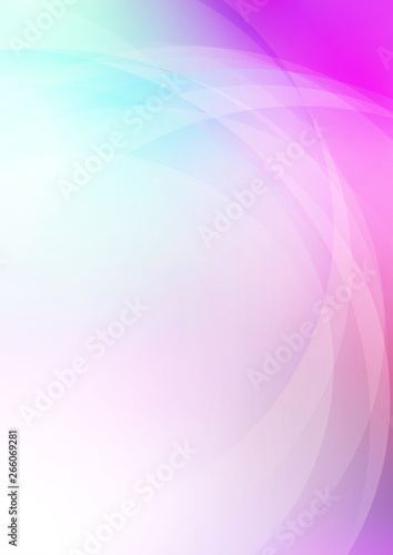 Abstract curved colorful background