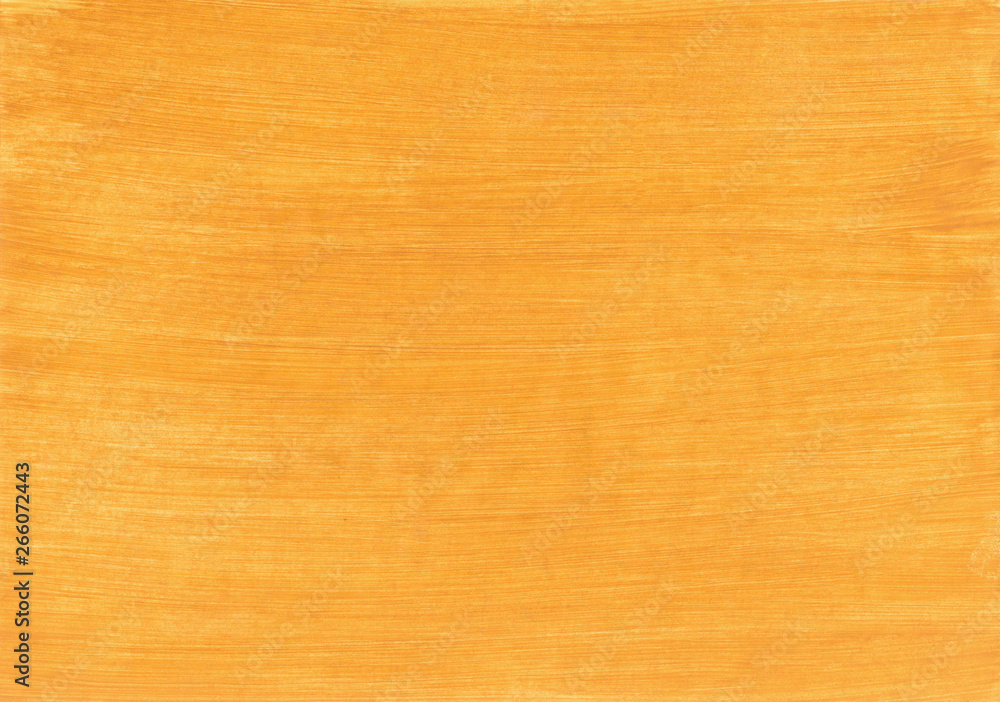 Naklejka premium Yellow painted wooden texture, background and wallpaper. Horizontal composition. Hand drawn background.