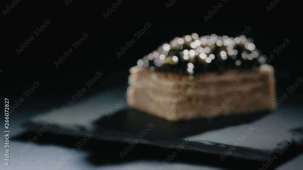 Snack Appetizer with Black Caviar Bread and Butter The concept of a healthy diet and healthy lifestyle. Sandwiches with Black Caviar from the Chef Snack Appetizer with Black Caviar Bread and Butter The concept of a healthy diet and healthy lifestyle. Sandwiches with Black Caviar from the Chef
