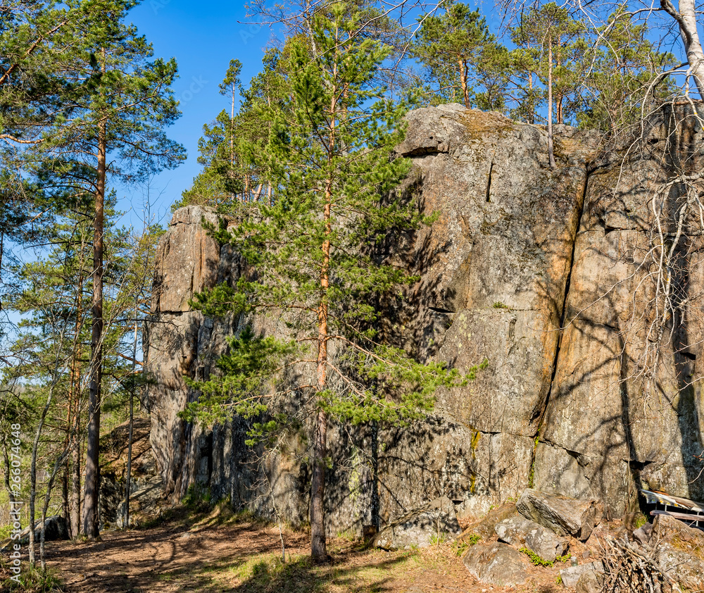 Fototapeta premium Weekend trip to the Republic of Karelia.