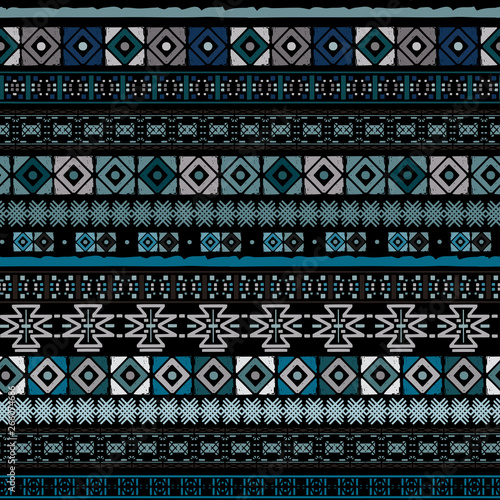 Ethnic boho seamless pattern