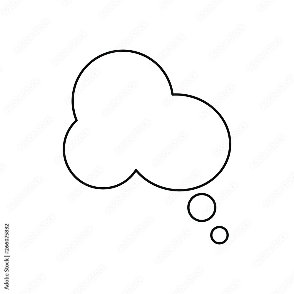 Speech bubbles Icon vector