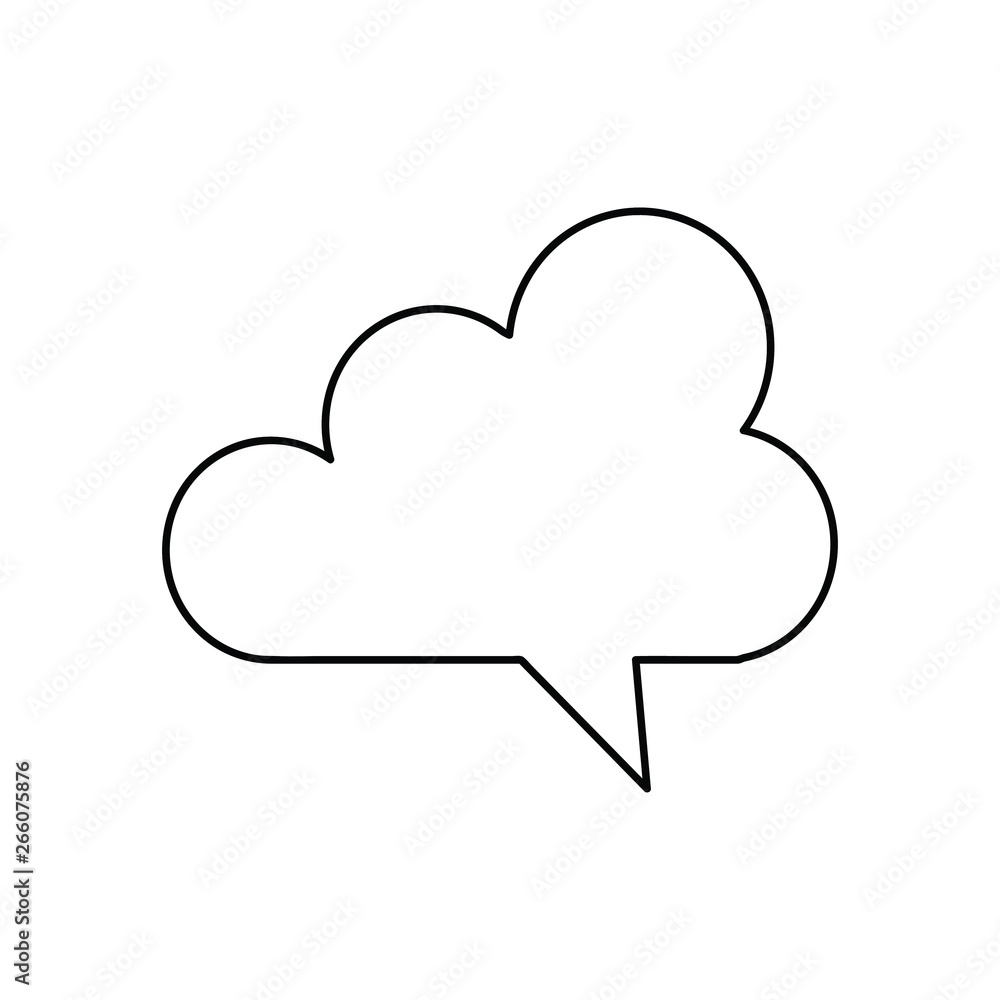 Speech bubbles Icon vector Speech bubbles Icon vector