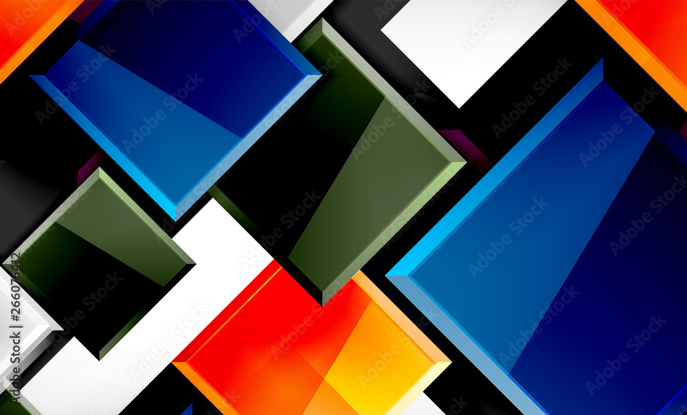 Color squares futuristic abstract background Color squares futuristic abstract background