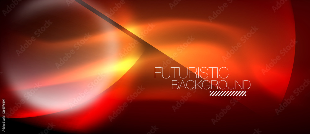 Vector glowing neon circles abstract background Vector glowing neon circles abstract background